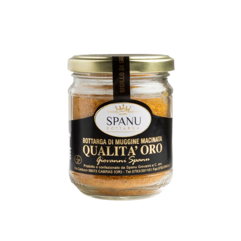 Sardinian Mullet Bottarga Grated in Jar - A luxury touch to your dish